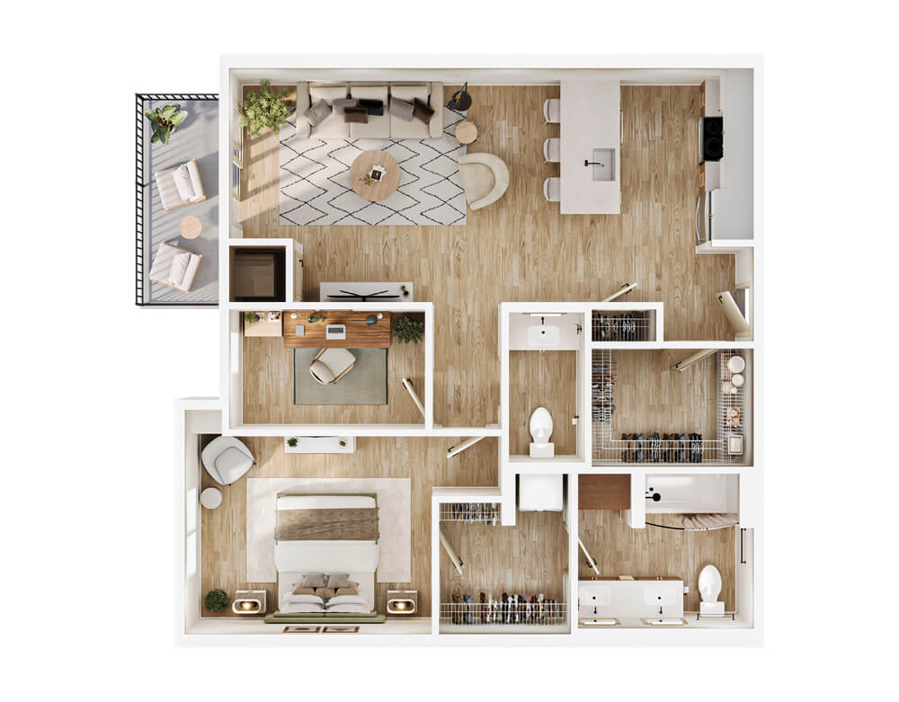 The Oklon Floor Plan