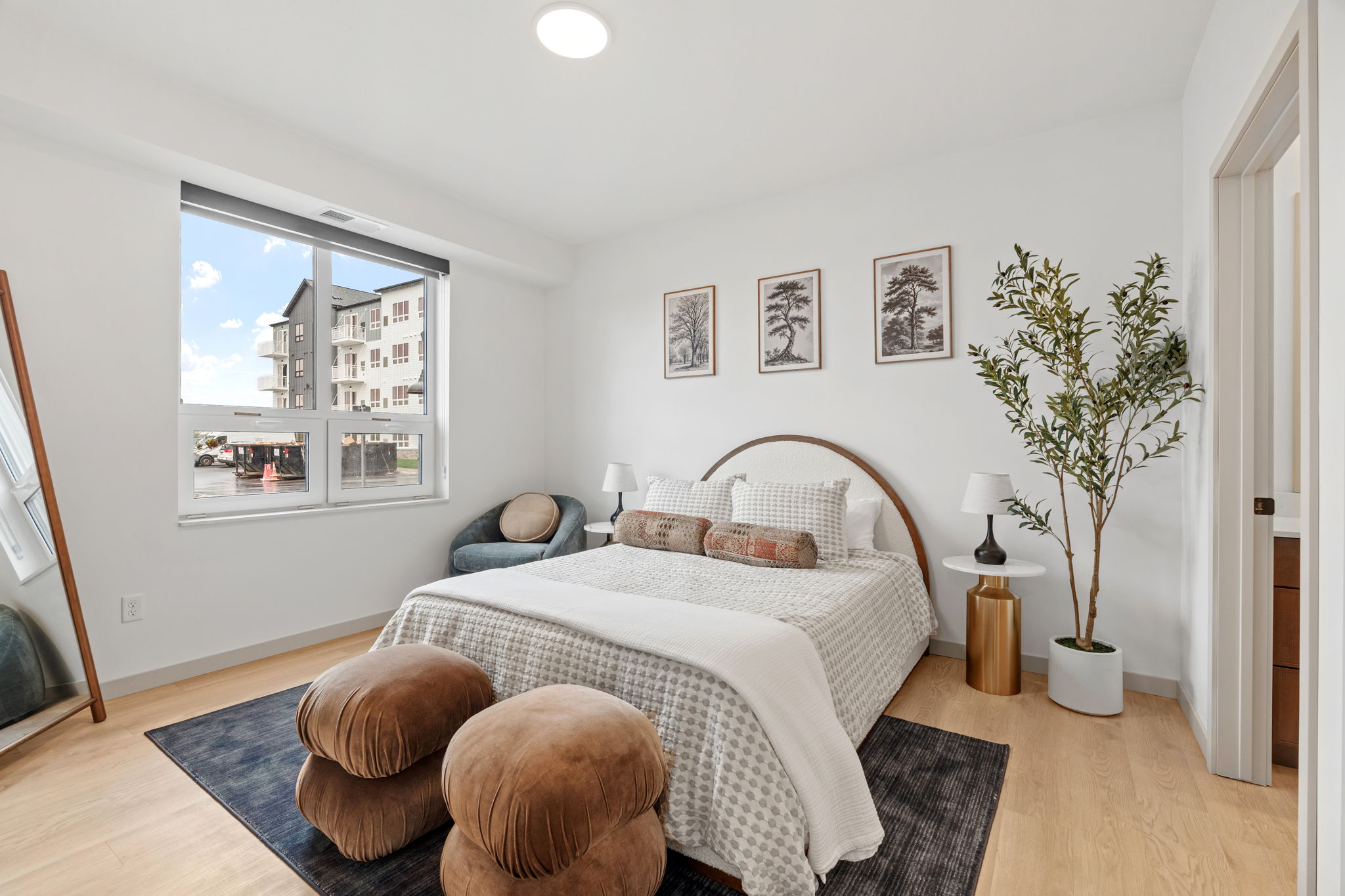 Bedroom with furniture