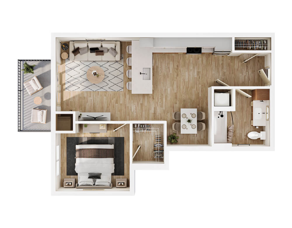 The Brasetto Floor Plan