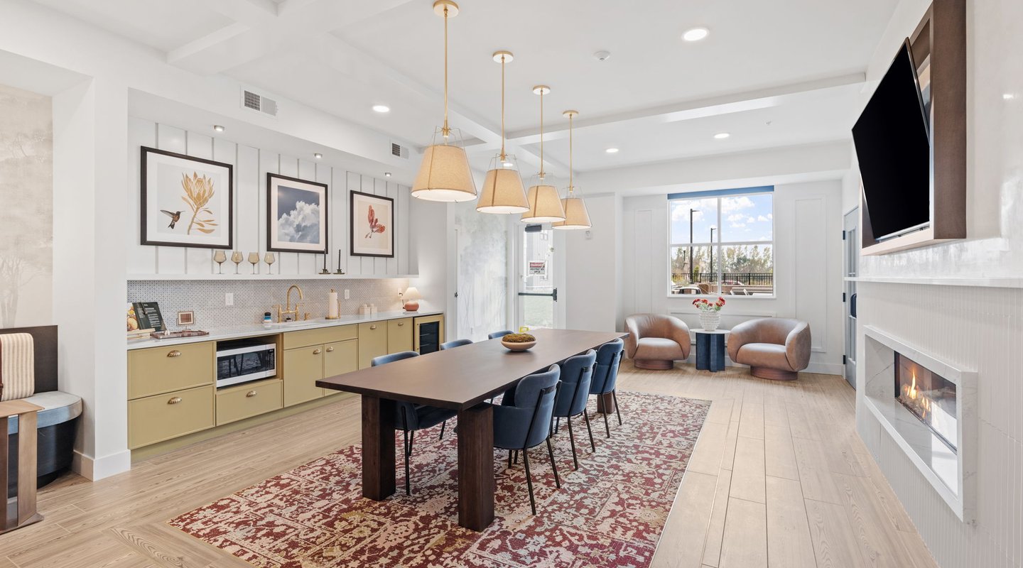 community room off of pool